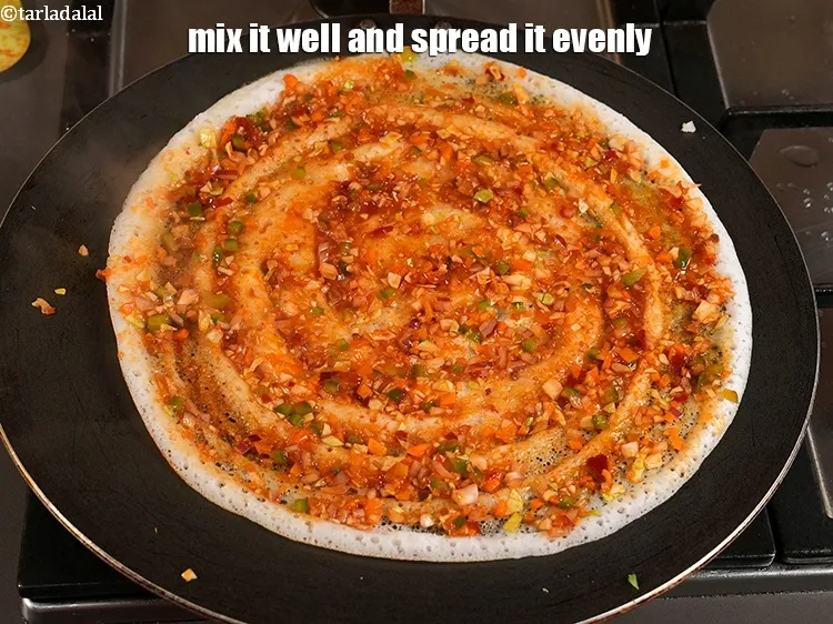 Step 12 – <p>Mix it well and spread it evenly.&nbsp;</p>
