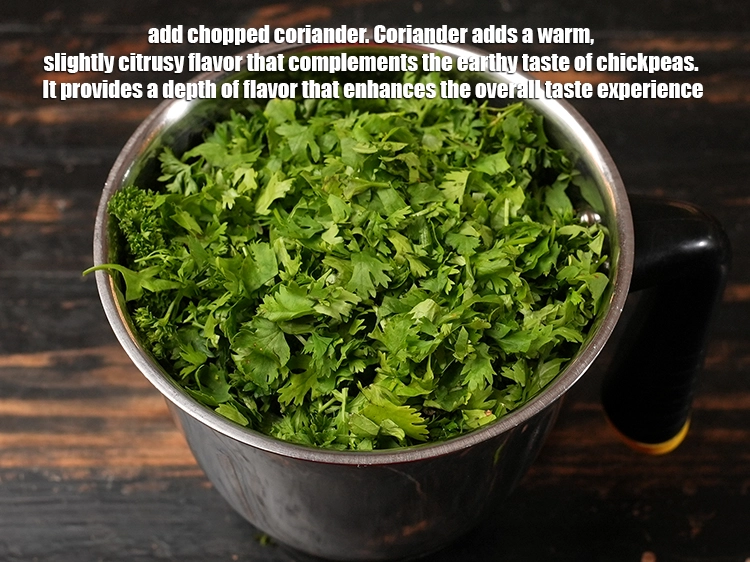 Step 3 – <p><span style="background-color:rgb(255,255,255);color:rgb(0,0,0);">Add 1/4 cup </span><a href="https://www.tarladalal.com/glossary-coriander-dhania-kothmir-369i#ing_2365"><u>chopped coriander (dhania)</u></a><span style="background-color:rgb(255,255,255);color:rgb(0,0,0);">. Coriander adds a warm, slightly citrusy …