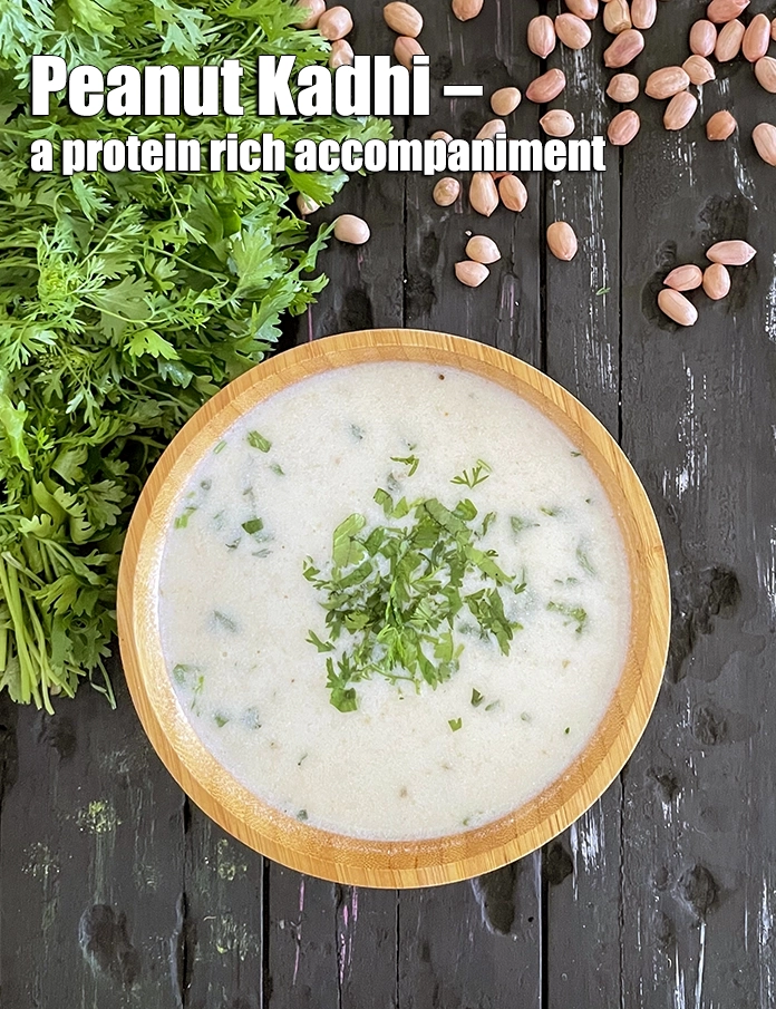 Step 38 – <p><strong>Peanut Kadhi – a protein rich accompaniment.&nbsp;</strong></p>