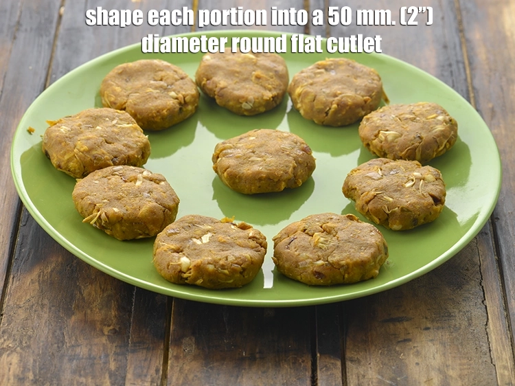 Step 10 – <p><span style="background-color:rgb(255,255,255);color:rgb(0,0,0);">Divide the mixture into 10 equal portions. Shape each portion into a 50 mm. …