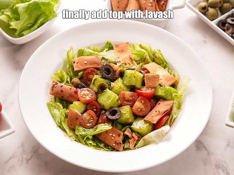 Step 17 – <p><span style="background-color:rgb(255,255,255);color:rgb(0,0,0);">Finally top with </span><a href="https://www.tarladalal.com/lavash-22702r"><u>lavash</u></a><span style="background-color:rgb(255,255,255);color:rgb(0,0,0);">, broken into pieces.</span></p>