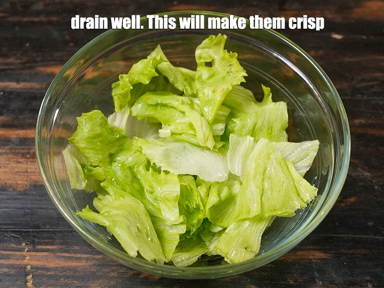 Step 2 – <p><span style="background-color:rgb(255,255,255);color:rgb(0,0,0);">Drain well. This will make them crisp.</span></p>