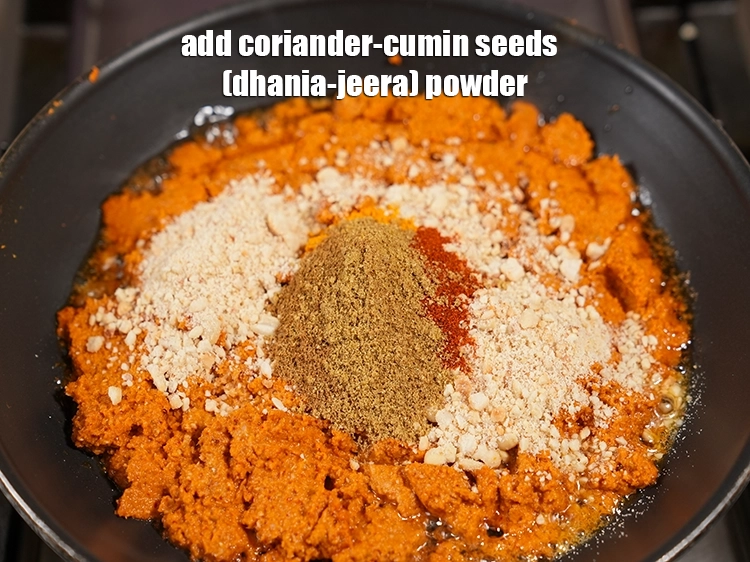 Step 15 – <p>And <span style="background-color:rgb(255,255,255);color:rgb(0,0,0);">1 tbsp </span><a href="https://www.tarladalal.com/glossary-coriander-cumin-seeds-powder-dhania-jeera-powder-375i"><u>coriander-cumin seeds (dhania-jeera) powder</u></a><u>.</u></p>