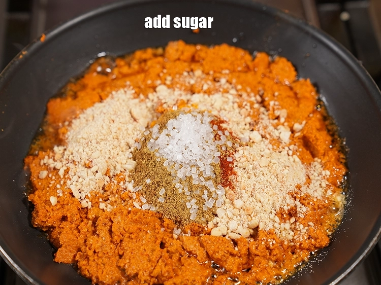 Step 16 – <p>Then add <span style="background-color:rgb(255,255,255);color:rgb(0,0,0);">1 tsp </span><a href="https://www.tarladalal.com/glossary-sugar-chini-shakkar-278i"><u>sugar</u></a><u>.</u></p>