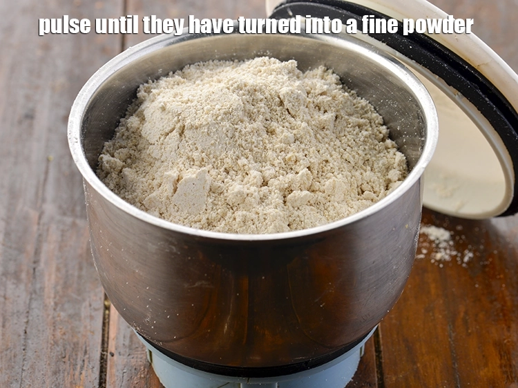 Step 3 – <p>Pulse until they have turned into a fine powder. You can store the oats flour …