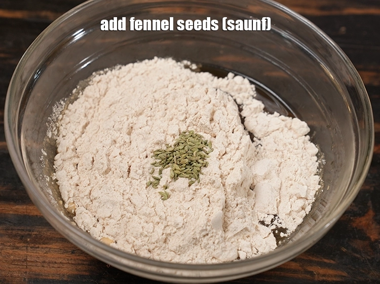 Step 8 – <p>Add <span style="background-color:rgb(255,255,255);color:rgb(0,0,0);">1/2 tsp </span><a href="https://www.tarladalal.com/glossary-fennel-seeds-saunf-sauf-410i"><u>fennel seeds (saunf)</u></a><u>.</u></p>