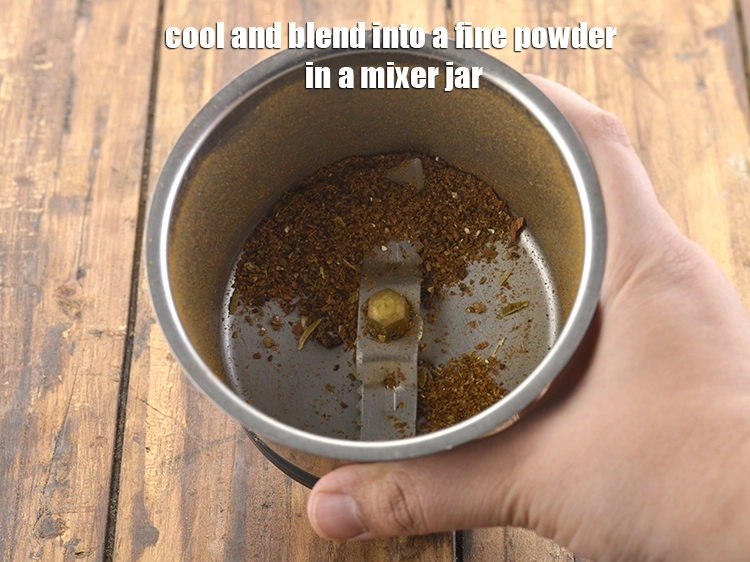 Step 15 – <p>Cool and blend into a fine powder in a mixer jar. Also, you can use …