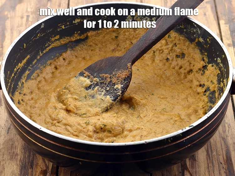 Step 29 – <p>Mix well and cook on a medium flame for 1 to 2 minutes.</p>