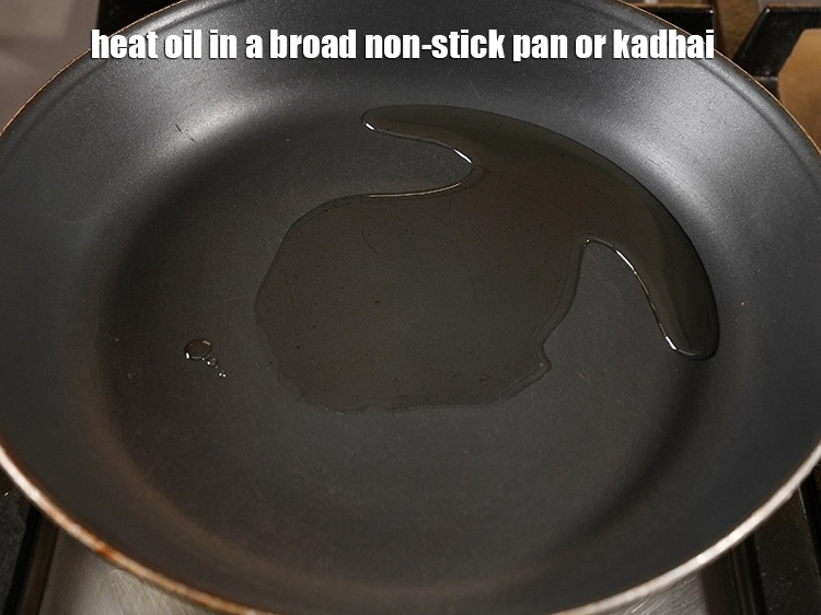 Step 22 – <p><span style="background-color:rgb(255,255,255);color:rgb(0,0,0);">Heat the </span><a href="https://www.tarladalal.com/glossary-oil-671i"><u>oil</u></a><span style="background-color:rgb(255,255,255);color:rgb(0,0,0);"> in a pan or kadhai.</span></p>