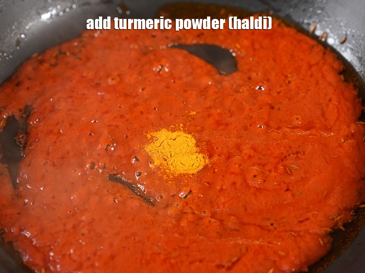 Step 26 – <p>Add <span style="background-color:rgb(255,255,255);color:rgb(0,0,0);">1/4 tsp </span><a href="https://www.tarladalal.com/glossary-turmeric-powder-haldi-645i"><u>turmeric powder (haldi)</u></a><u>.</u></p>