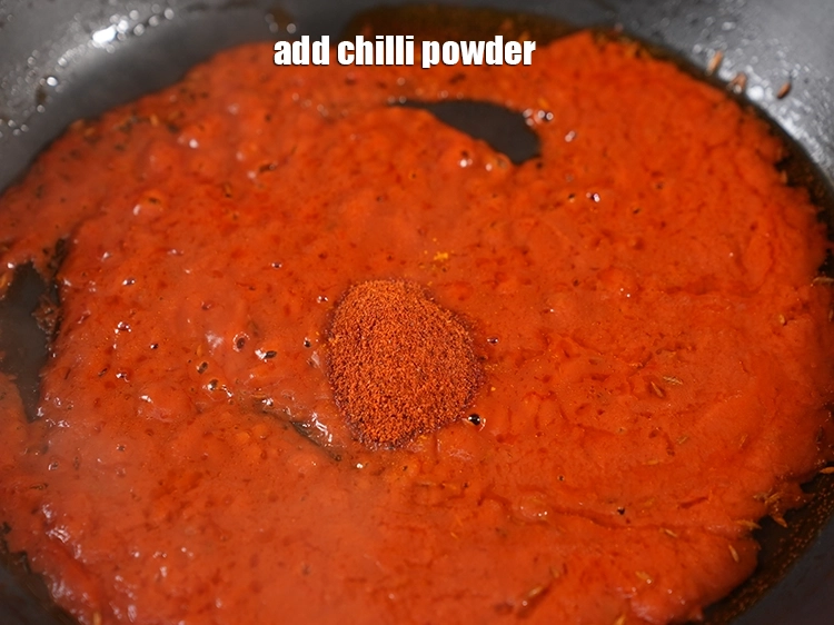 Step 27 – <p>Add <span style="background-color:rgb(255,255,255);color:rgb(0,0,0);">1 tsp </span><a href="https://www.tarladalal.com/glossary-chilli-powder-red-chilli-powder-339i"><u>chilli powder</u></a><u>.</u></p>