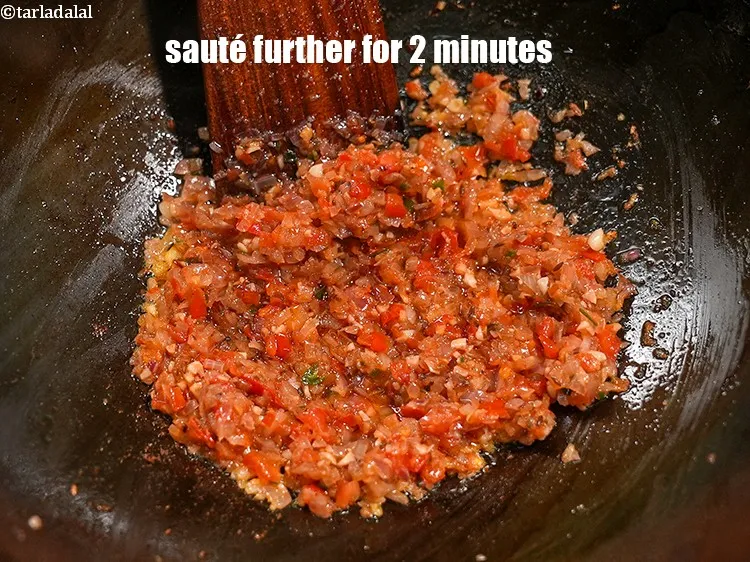 Step 28 – <p>Sauté further for 2 minutes.</p>