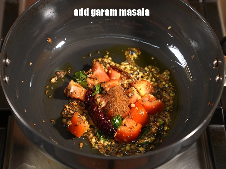 Step 27 – <p>Add <span style="background-color:rgb(255,255,255);color:rgb(0,0,0);">1/2 tsp </span><a href="https://www.tarladalal.com/glossary-garam-masala-296i"><u>garam masala</u></a><u>.</u></p>