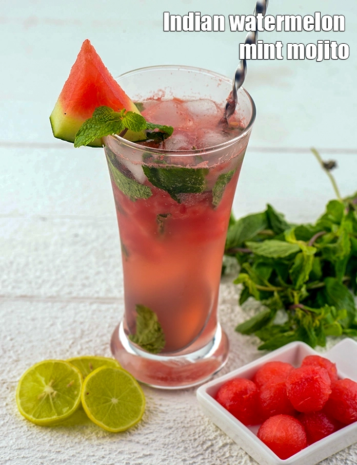 Step 13 – <p>Serve <strong>watermelon mojito recipe | Indian watermelon mint mojito | watermelon mojito mocktail summer drink …