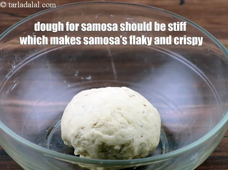 Step 47 – <p>Dough for samosa should be stiff which makes samosa’s flaky and crispy.</p>