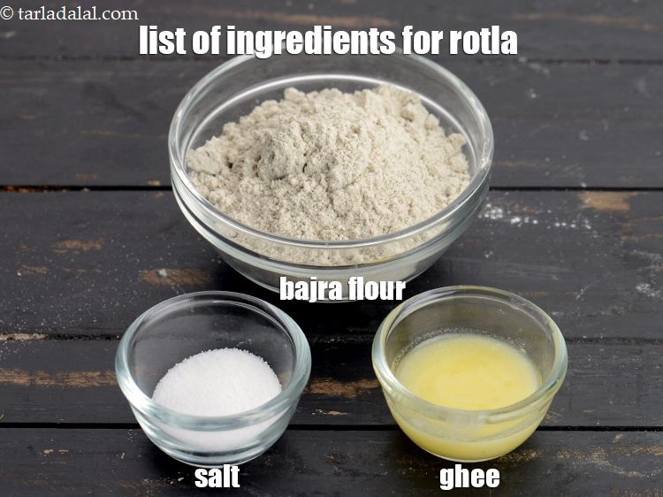 Step 2 – <p><strong>What is rotla made of?&nbsp;</strong></p><p><i><u>See the below image of list of ingredients for rotla.</u></i></p>