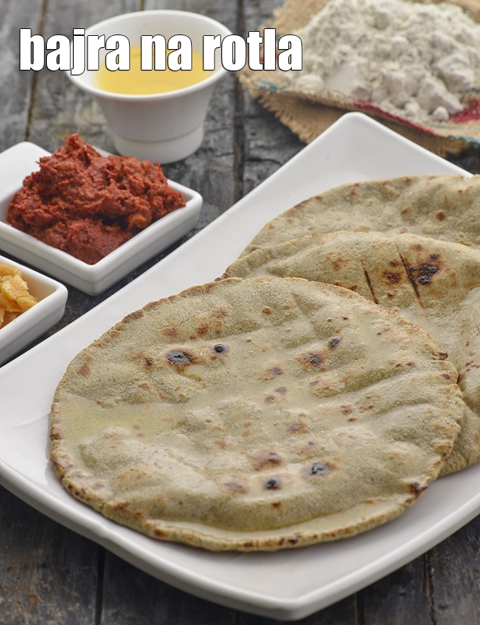 Step 19 – <p>Serve the Gujarati&nbsp;<strong>Bajra Na Rotla</strong>&nbsp;immediately with garlic chutney, jaggery and ghee. If you have you …