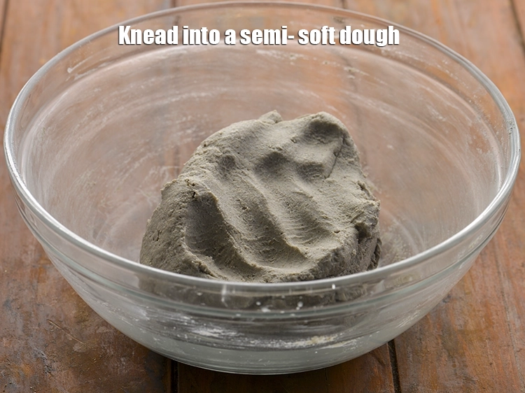 Step 9 – <p>Knead into a semi- soft dough.</p>