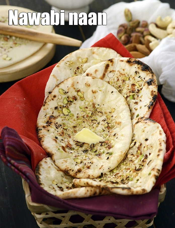 Step 20 – <p><span style="background-color:rgb(255,255,255);color:rgb(0,0,0);">Serve <strong>Nawabi naan</strong> immediately.</span></p>