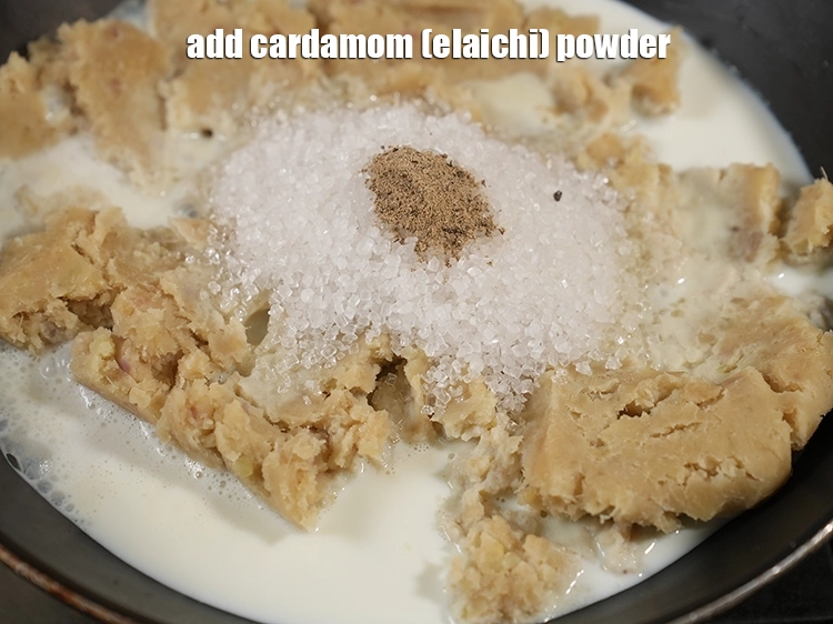 Step 23 – <html><head></head><body><p>Add&nbsp;1/4 tsp&nbsp;<a href="glossary-cardamom-powder-elaichi-powder-265i">cardamom (elaichi) powder</a>.</p></body></html>