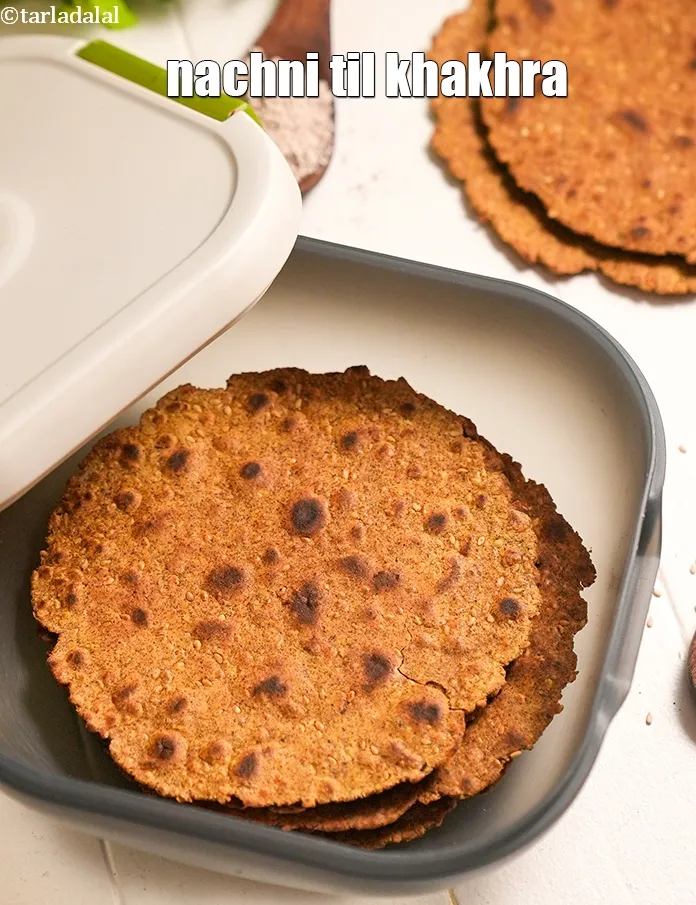 Step 33 – <p>Your <strong>nachni sesame khakhra |&nbsp;nachni til khakhra&nbsp;|&nbsp;homemade ragi khakhra&nbsp;|&nbsp;healthy tasty nachni khakhra&nbsp;|</strong> is ready.</p>