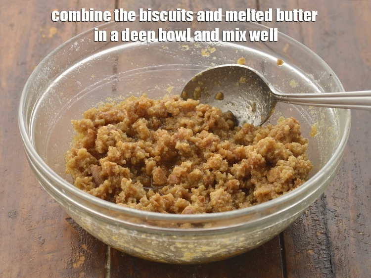 Step 1 – <p><span style="background-color:rgb(255,255,255);color:rgb(0,0,0);">Combine the 1 cup </span><a href="https://www.tarladalal.com/glossary-digestive-biscuit-207i#ing_2833"><u>crushed digestive biscuit</u></a><span style="background-color:rgb(255,255,255);color:rgb(0,0,0);"> and 1/2 cup </span><a href="https://www.tarladalal.com/glossary-butter-makhan-233i#ing_3123"><u>melted …