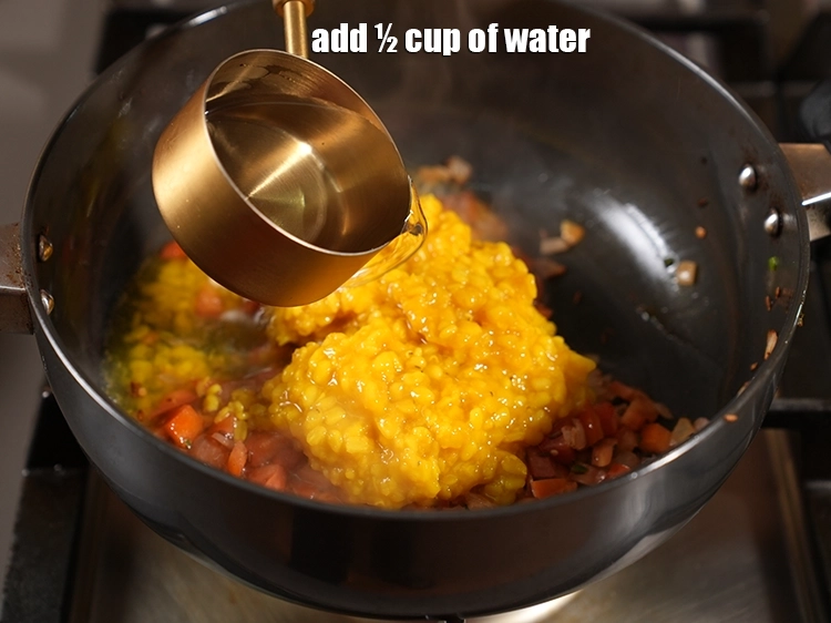 Step 19 – <html><head></head><body><p>Add&nbsp;½ cup of <strong>water</strong>.</p></body></html>