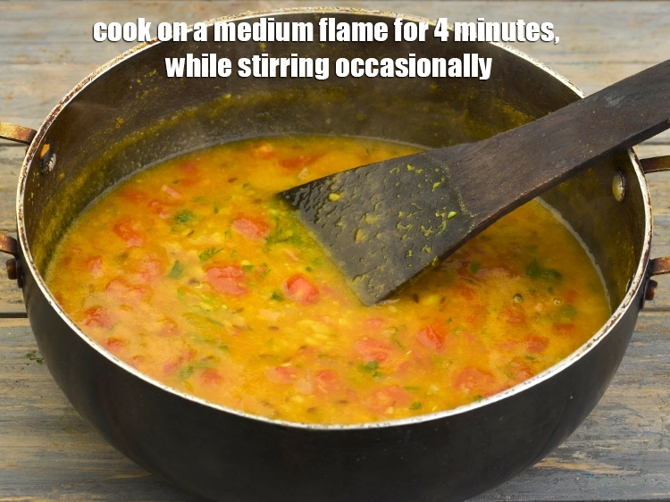 Step 23 – <html><head></head><body><p><span style="background-color:rgb(255,255,255);color:rgb(0,0,0);">Cook on a medium flame for 4 minutes, while stirring occasionally.</span></p></body></html>