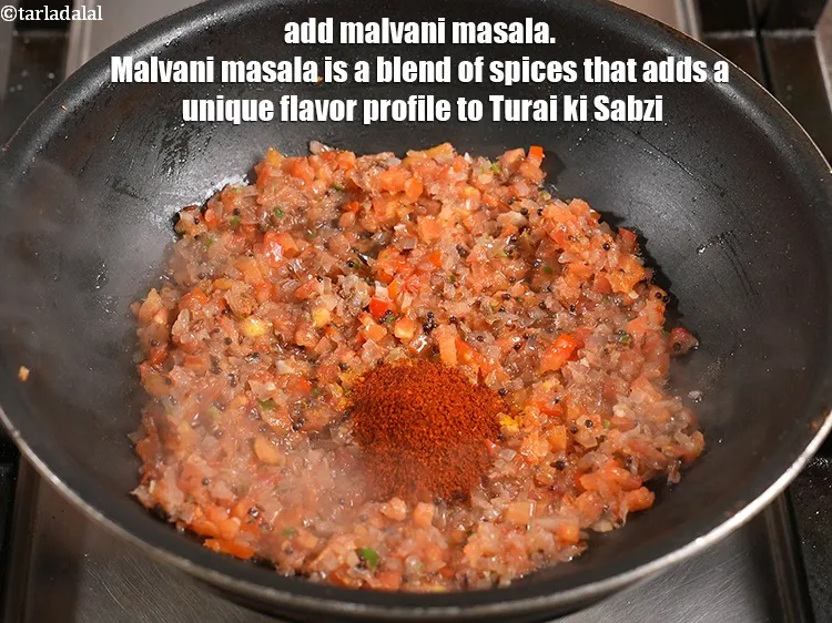 Step 14 – <p>Add 2 tsp <a href="https://www.tarladalal.com/glossary-malvani-masala-malwani-masala-powder-Maharashtrian-malvani-masala-powder-2479i">malvani masala</a>. Malvani masala is a blend of spices that adds …