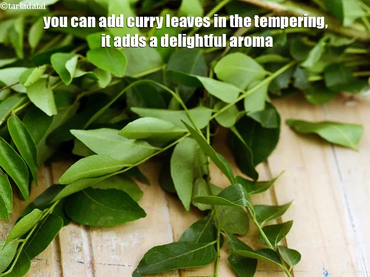 Step 30 – <p>You can add <strong>curry leaves</strong> in the tempering, it adds a delightful aroma.</p>