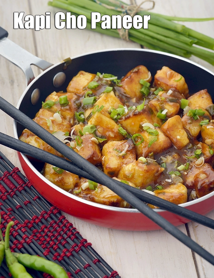 Step 13 – <p><span style="background-color:rgb(255,255,255);color:rgb(0,0,0);">Serve <strong>Chinese Fried Paneer in Hot and Sweet Sauce, Kapi Cho Paneer </strong>immediately.</span></p>
