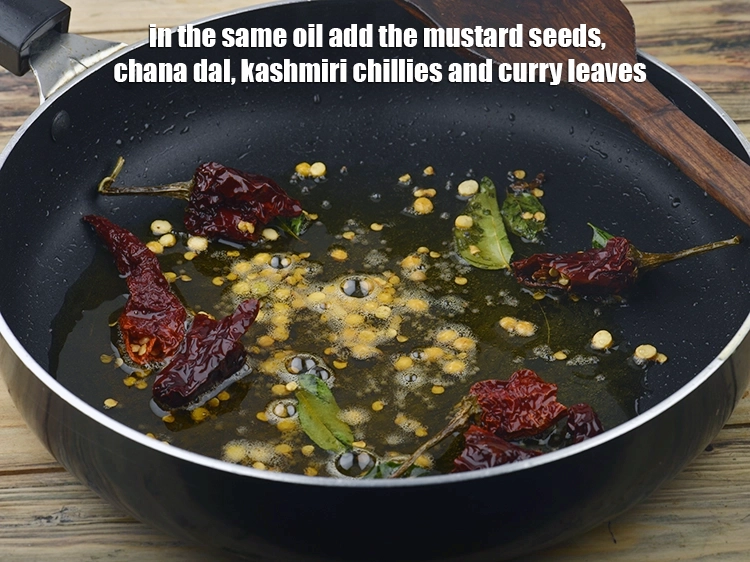 Step 2 – <p><span style="background-color:rgb(255,255,255);color:rgb(0,0,0);">In the same </span><a href="https://www.tarladalal.com/glossary-mustard-oil-942i"><u>mustard (rai / sarson) oil</u></a><span style="background-color:rgb(255,255,255);color:rgb(0,0,0);">, add the 1/2 tsp …