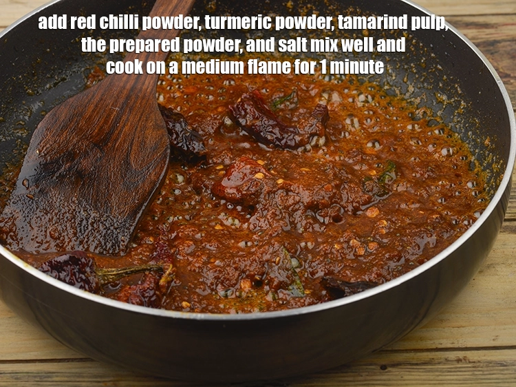 Step 4 – <p><span style="background-color:rgb(255,255,255);color:rgb(0,0,0);">Add the 1 1/2 tbsp </span><a href="https://www.tarladalal.com/glossary-chilli-powder-red-chilli-powder-339i"><u>chilli powder</u></a><span style="background-color:rgb(255,255,255);color:rgb(0,0,0);">, 1/4 tsp </span><a href="https://www.tarladalal.com/glossary-turmeric-powder-haldi-645i"><u>turmeric powder …