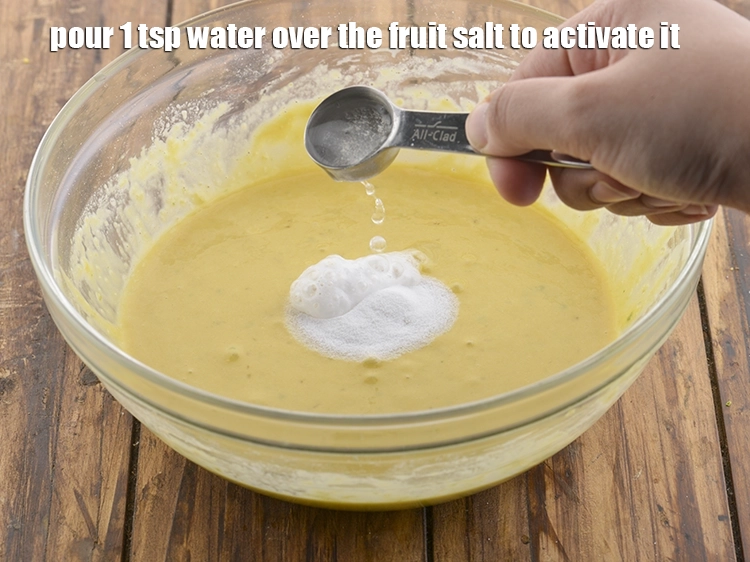 Step 11 – <p>Pour 1 tsp <strong>water</strong> over the fruit salt to activate it.</p>