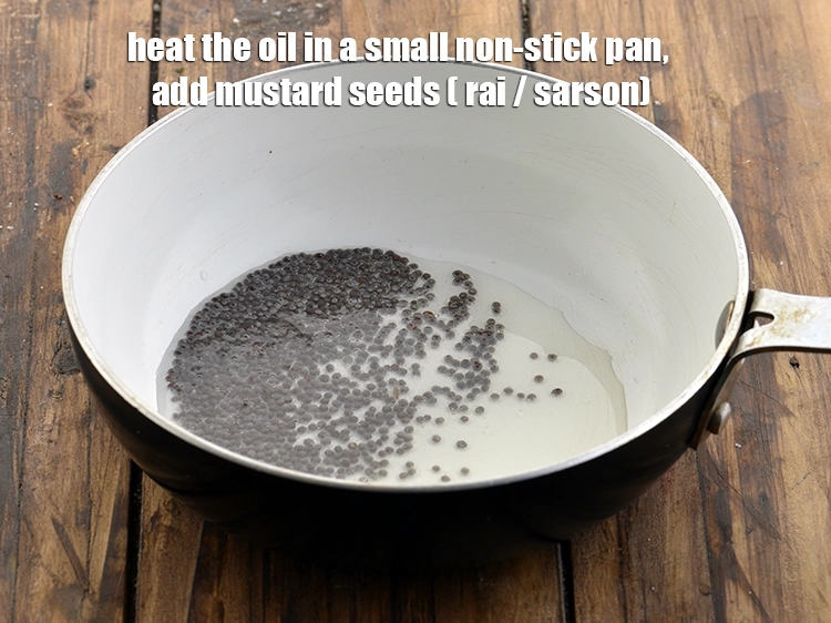 Step 17 – <p>Heat the <a href="https://www.tarladalal.com/glossary-oil-671i"><u>oil</u></a> in a small non-stick pan and add the <span style="background-color:rgb(255,255,255);color:rgb(0,0,0);">1 tsp …