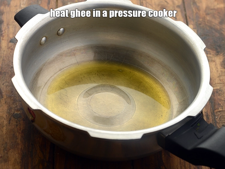 Step 4 – <p>To make <strong>gajar ka halwa</strong> in a pressure cooker, heat the <span style="background-color:rgb(255,255,255);color:rgb(0,0,0);">1 tbsp </span><a …