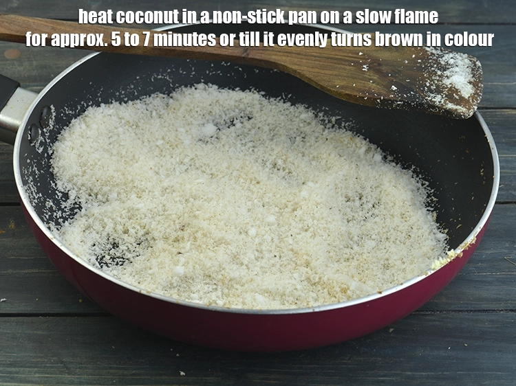 Step 1 – <p><span style="background-color:rgb(255,255,255);color:rgb(0,0,0);">Heat the 1 cup </span><a href="https://www.tarladalal.com/glossary-coconut-nariyal-269i#ing_3229"><u>grated coconut</u></a><span style="background-color:rgb(255,255,255);color:rgb(0,0,0);"> in a non-stick pan on a …