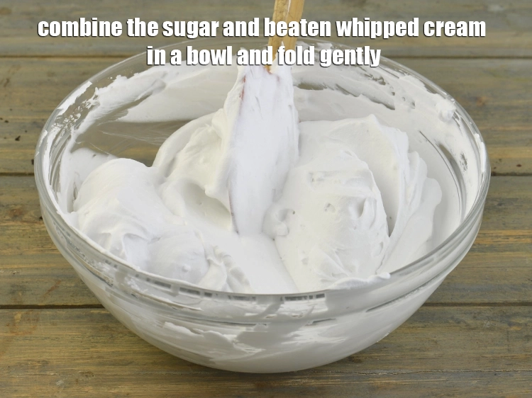 Step 7 – <p><span style="background-color:rgb(255,255,255);color:rgb(0,0,0);">Combine the 1 tbsp </span><a href="https://www.tarladalal.com/glossary-powdered-sugar-280i"><u>powdered sugar</u></a><span style="background-color:rgb(255,255,255);color:rgb(0,0,0);"> and 1 3/4 cups </span><a href="https://www.tarladalal.com/glossary-beaten-whipped-cream-1948i"><u>beaten …
