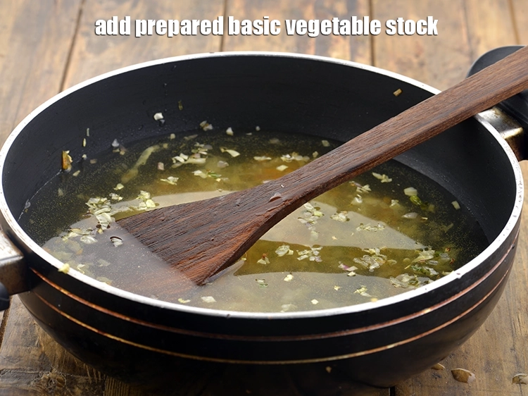 Step 24 – <p>Now it's time to add the liquid ingredients to the soup. Add the <strong>prepared basic …