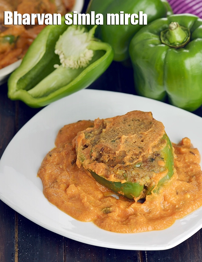 Step 19 – <p><span style="background-color:rgb(255,255,255);color:rgb(0,0,0);">Serve <strong>Bharvan Simla Mirch</strong> hot.</span></p>