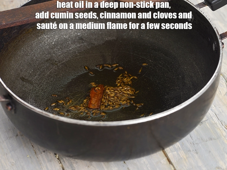 Step 4 – <p><span style="background-color:rgb(255,255,255);color:rgb(0,0,0);">Heat the 1 tbsp </span><a href="https://www.tarladalal.com/glossary-oil-671i"><u>oil</u></a><span style="background-color:rgb(255,255,255);color:rgb(0,0,0);"> in a deep non-stick pan, add the …