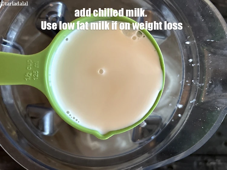 Step 17 – <p>Add 1/2 cup chilled milk or low fat milk. Chillled milk will help to keep …