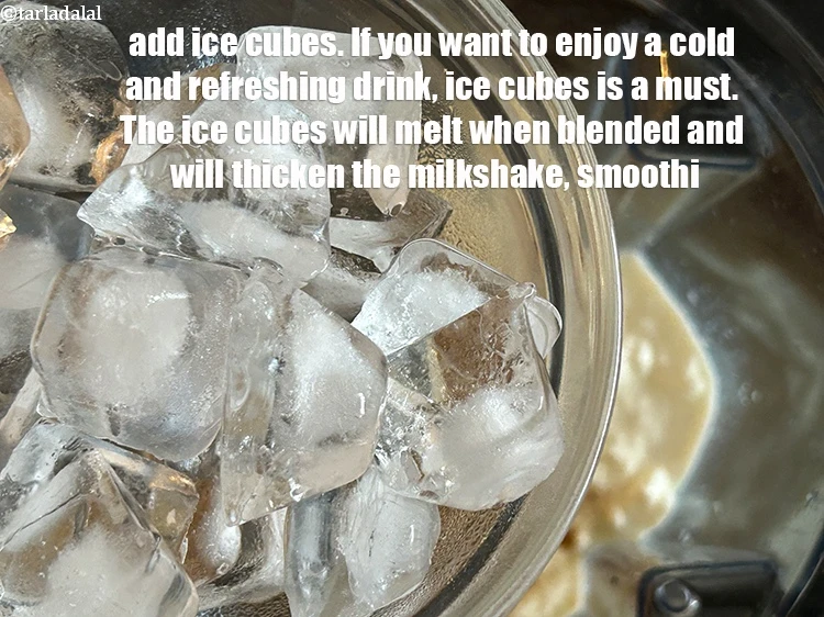 Step 24 – <p>Add 20 <strong>ice-cubes</strong>.&nbsp;If you want to enjoy a cold and refreshing smoothie, adding ice cubes …