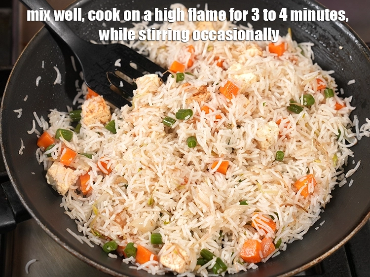 Step 16 – <p>Mix well. Cook on a high flame for 3&nbsp;to 4&nbsp;minutes, while stirring occasionally.</p>