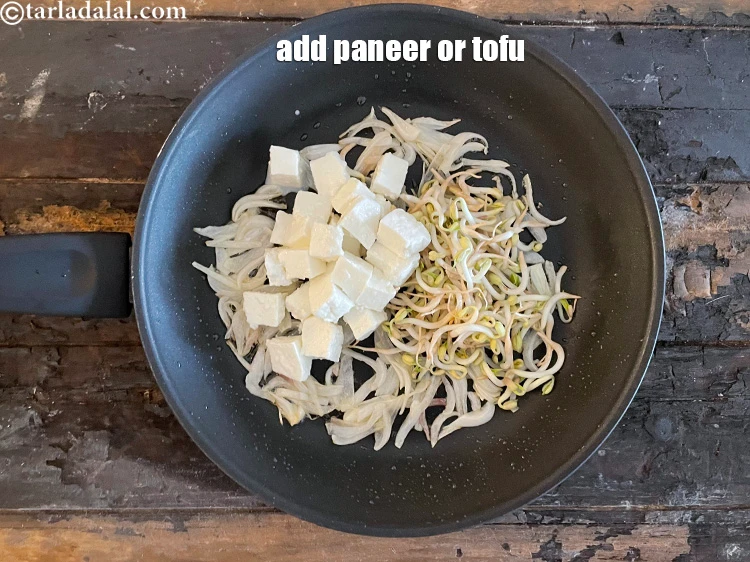 Step 8 – <html><head></head><body><p>Add&nbsp;1/2 cup&nbsp;<a href="glossary-paneer-cubes-cottage-cheese-cubes-1002i">paneer (cottagte cheese) cubes</a>.</p></body></html>