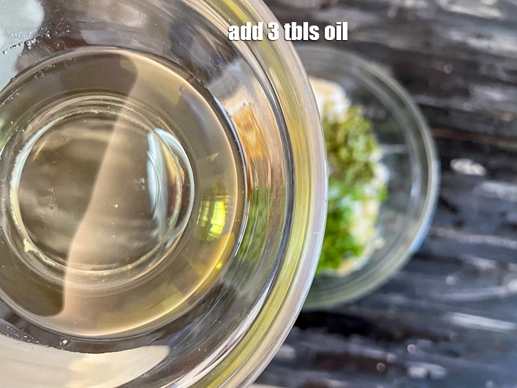 Step 11 – <p>Add <span style="background-color:rgb(255,255,255);color:rgb(0,0,0);">3 tbsp </span><a href="https://www.tarladalal.com/glossary-oil-671i"><u>oil</u></a><u>.</u></p>