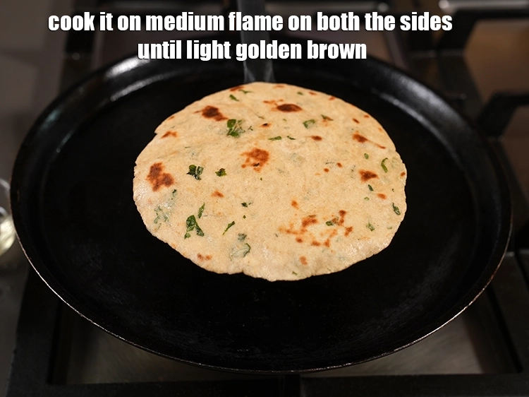 Step 23 – <p>Cook it on medium flame on both the sides until light golden brown.</p>