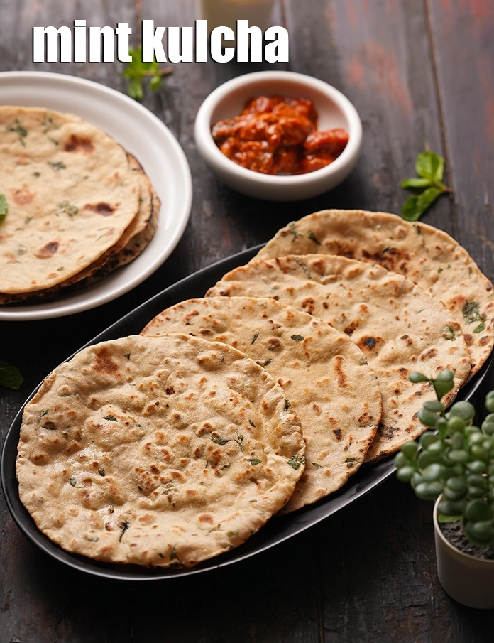 Step 26 – <p><span style="background-color:rgb(255,255,255);color:rgb(0,0,0);">Serve <strong>pudina kulcha recipe | mint kulcha | healthy whole wheat kulcha | yeast …