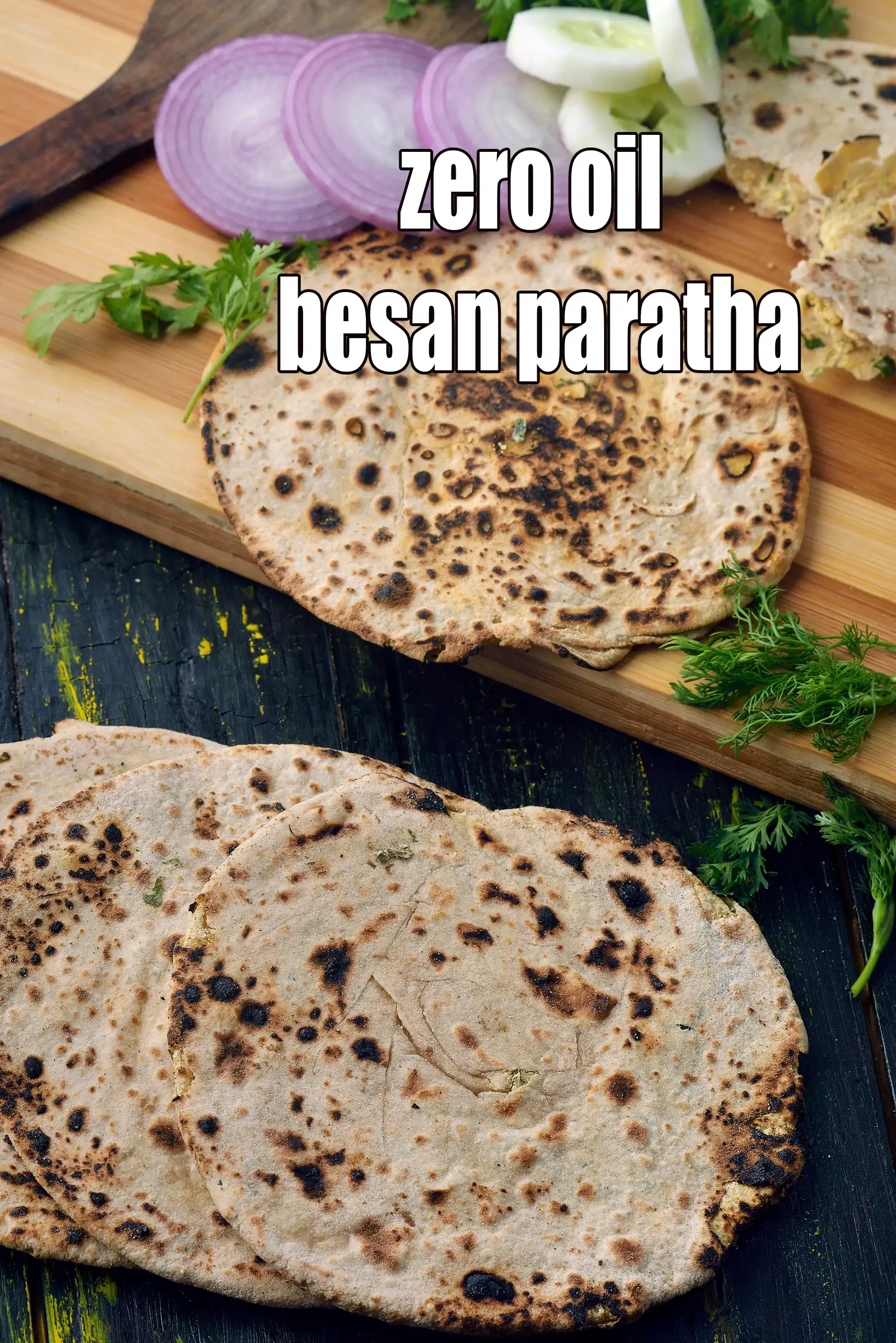 Step 58 – <p>Serve <strong>zero oil besan paratha | healthy zero oil besan paratha |&nbsp;</strong>immediately.</p>