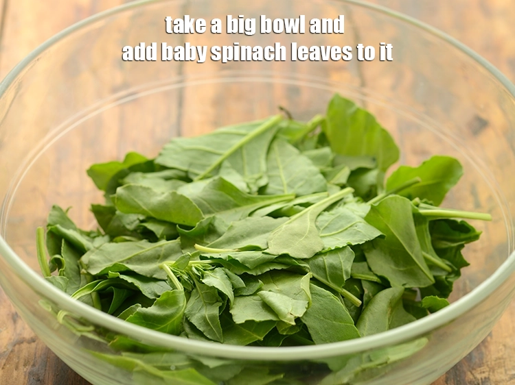 Step 1 – <p><span style="background-color:rgb(255,255,255);color:rgb(0,0,0);">To make <strong>Baby Spinach and Apple Salad in Curd Lemon Dressing, Healthy, </strong>in a …